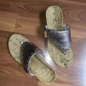 Vionic wedge sandals “worn once”